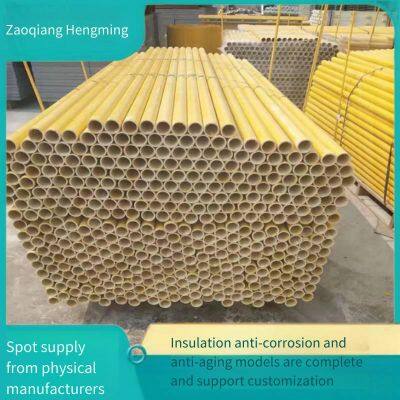 Стекловолоконные круглые трубчатые профили, нарезные трубчатые пултрузионные профили для опоры деревьев при муниципальном озеленении