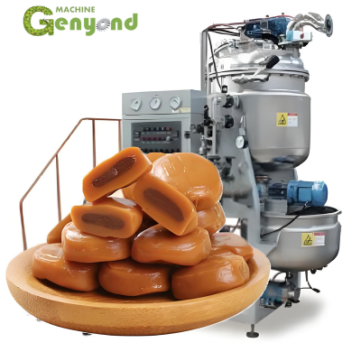 Genyond Línea de deposición de dulces duros multifuncionales, Máquina de fabricación de dulces de caramelo y dulces de mermelada