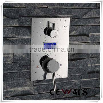 Digital Thermostatic Led Shower Set Shower Head Set With Rainfall Waterfall Shower photo-2