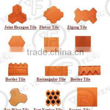 roof clay tile production line