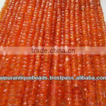 carnelian tyre beads