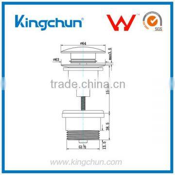 Sanitary Supplies Watermark Basin Waste Wash Drain Pop up Chrome Plated With Overflow(K328-D) photo-2