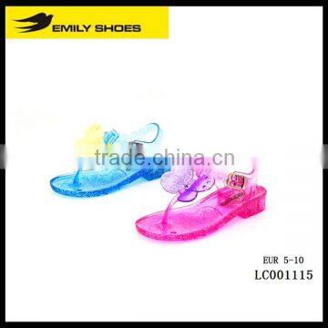 beautiful kids shoe kids pvc jelly sandal