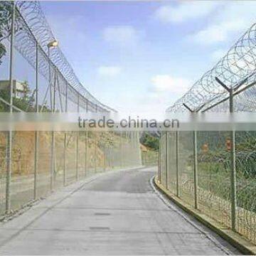 Galvanized razor wire