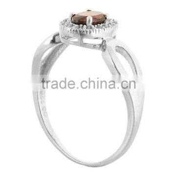 Natural Garnet Stone Fashion 925 Sterling Silver Ring Earring Set photo-3