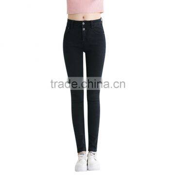 Women's jeans girl's High-rise fashion apparel 312334f