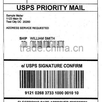 UPS logistics label china factory