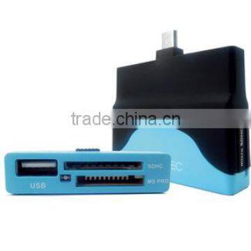 All in one Micro USB OTG Card Reader and Port USB Hub