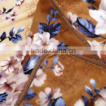 100% Polyester Flower Printing Soft Franela/Flannel Fabric