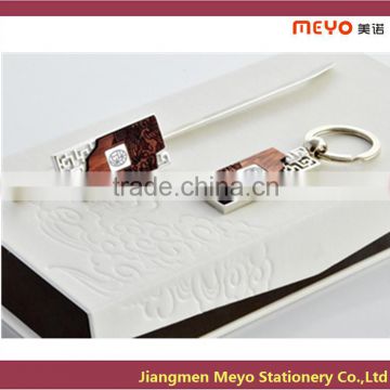 Office Stationery Metal Bookmark Wooden Keychain Art and craft Gift2015