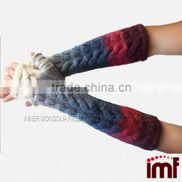 Colourful 2015New Style Slim High End Cashmere Wool Gloves