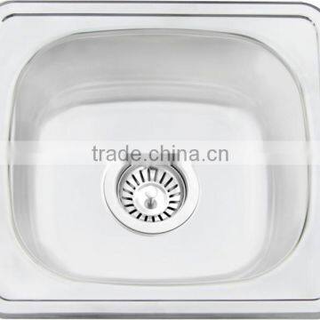 360x390mm XAL3639 single bowl stainless steel sink kitchen sink hot sale with white paint