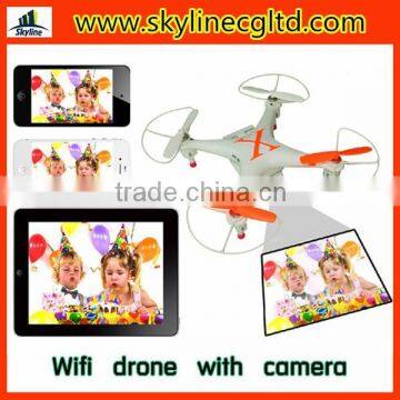 Newest arrival wifi drone with camera, RC drone with camera, wifi quadcopter iPhone/Android Toy