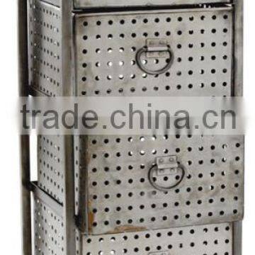 Vintage Industrial Drawers, French style Metal Drawers, Hot selling Metal Storage Drawers