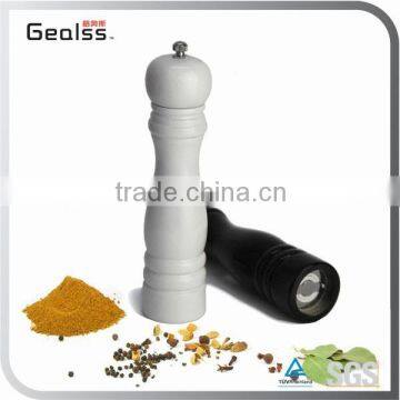 Manual Beech Wooden Pepper Mill Wooden Pepper Grinder