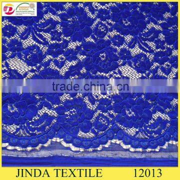 thick nylon and cotton raschel lace fabric