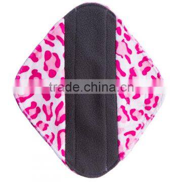 reusable washable printed cloth menstrual pad / best ladies sanitary pads