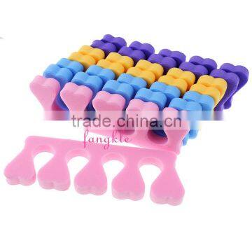 Good quality pedicure tools pink eva sponge toe separator