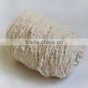 80%Wool 20%Polyester Loop Yarn Big Belly Yarn For Thread