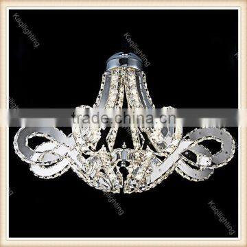 Guzhen Hanging Bright Light Crystal Chandeliers Commercial Stainless Steel Body Led Pendant Lighting for Hotel Quality Choice photo-2