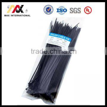 2.5*200mm 3*150mm 3*200mm Black Nylon 66 Plastic Flexible Cable Ties