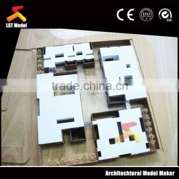 Fine craftsmanship architectural building model materials