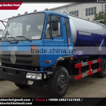 10000 Liters 6x4 Sewage Pump Suction Tanker Truck