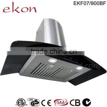 CE CB SAA GS Approved 90cm Stainless Steel Commercial Kitchen Chimney Hood