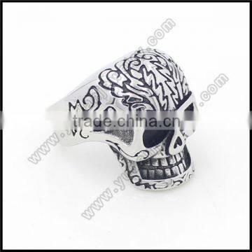 China Factory Stainless Steel Mens Skull Ring Supplier's Choice photo-3