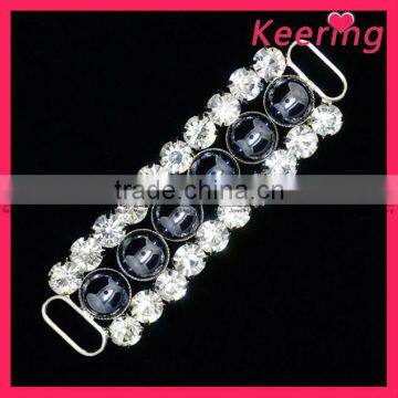 Jewelry rhinestone chain connector for bikini WCK-658