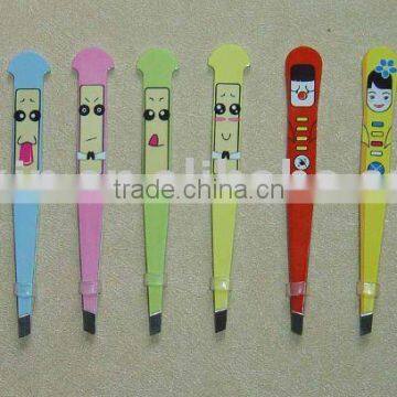 eyebrow tweezers with cute design