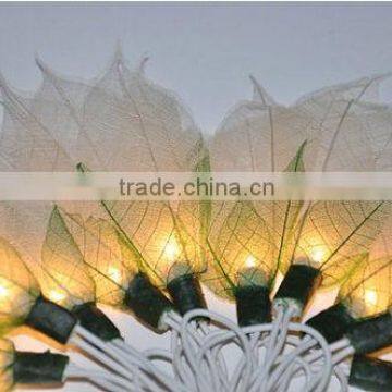 20 Bulbs White Champaka flowers string lights for party and decoration