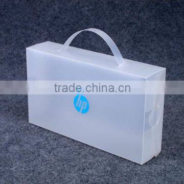 Hard plastic moving tote storage box