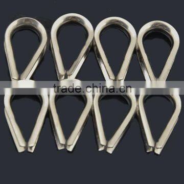 High Polished 304 Stainless Steel Marine Boat Cable Wire Rope Loop Thimble New Products on China Market for Paracord Bracelet photo-3