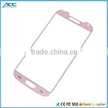 Wholesale price 9H hardness 2.5D round edge plating color tempered glass screen protector for Samsung S4 S5