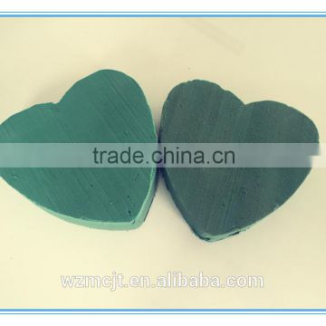 full heart green wet floral foam for flower arrangement