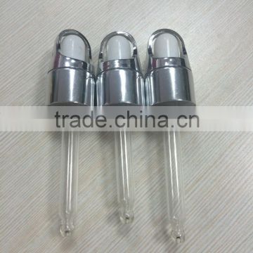 18 neck sliver colord Dropper for essential oil bottles                        
                                                                                Supplier's Choice