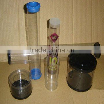 Clear pvc cylindrical box