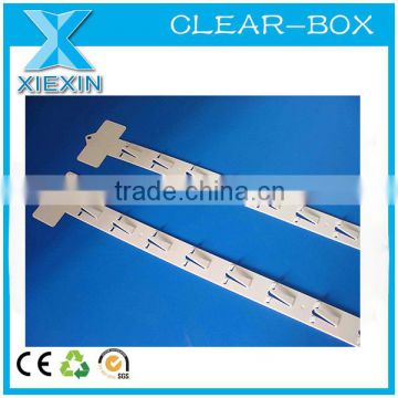 High quality customized plastic clear clip strip