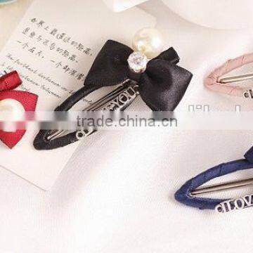 Korean Fashion Hair Bow Crystal Hair Clip Bulk Hair Accessories photo-2