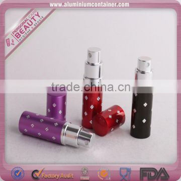 Empty pocket sized perfume spray bottle wholesale