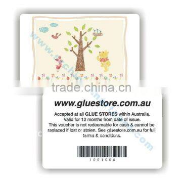 Custom pvc membership card