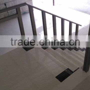 aluminum profile and glass stairs handrail