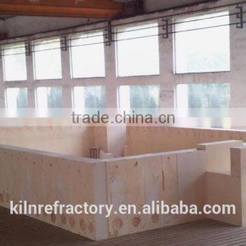 Glass Kiln Fused Cast Zirconia Corundum Refractory Brick