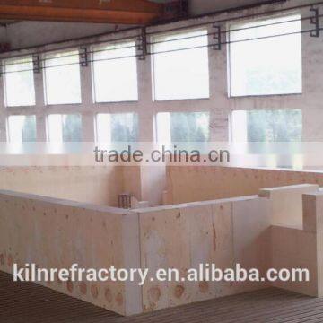 Fused Cast High Zirconia Block for Lead Crystal Glass Furnace photo-3