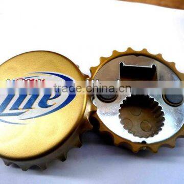 custom bottle cap shape magnetic bottle opener                        
                                                Quality Choice