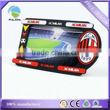 custom football field football ground soft rubber plastic picture frame