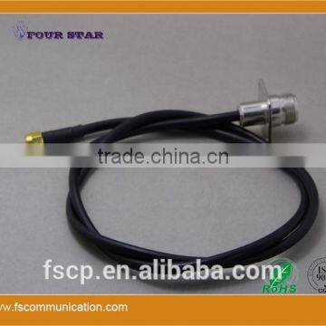 RG58 Cable Assembly With SMA Male Crimp to N Female Crimp 25.4mmSQ Flange Connetcors photo-4