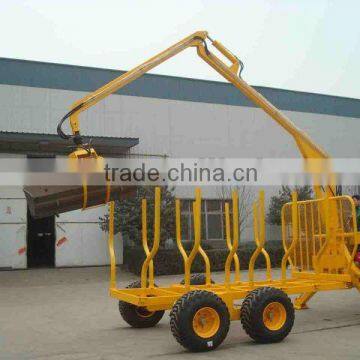 For Mariana Timber Trailer With Crane,Log Trailer With Crane ((1 Ton,3 Ton,5 Ton,8 Ton,10ton,12 Ton) )