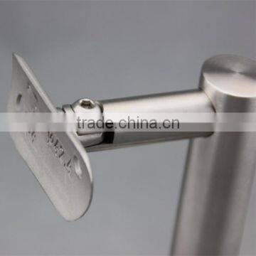 stainless steel inox stairs fixed handrail bracket for post for tube